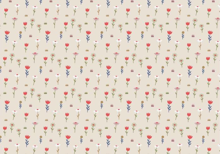 Pastel Flowers Pattern Background Pastel Flowers Pattern Background