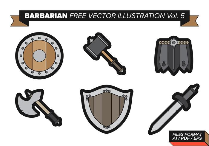 Barbarian Free Vector Pack Vol. 5 Barbarian Free Vector Pack Vol. 5