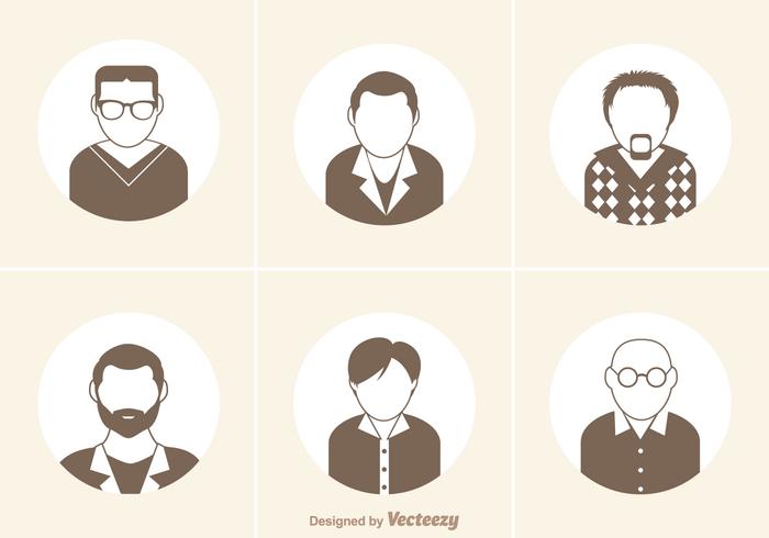 Free Man Icon Vector Set