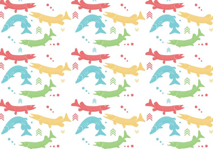 Pike Pattern Vector