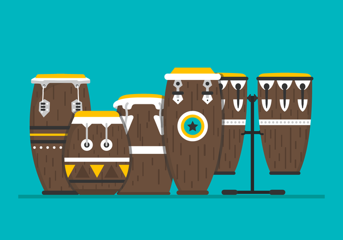 Vector Conga Drums Vector Conga Drums