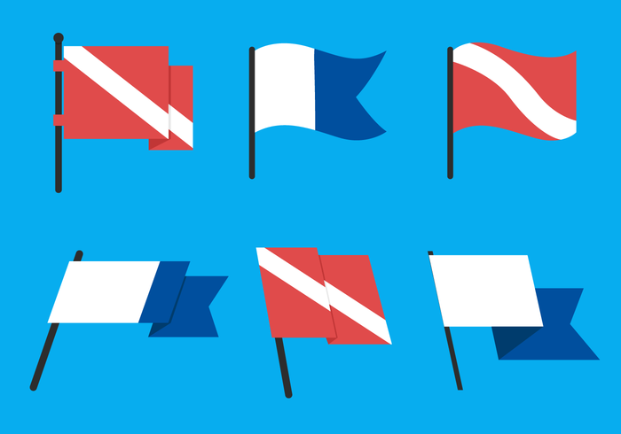 Dive Flag Vector Pack Dive Flag Vector Pack