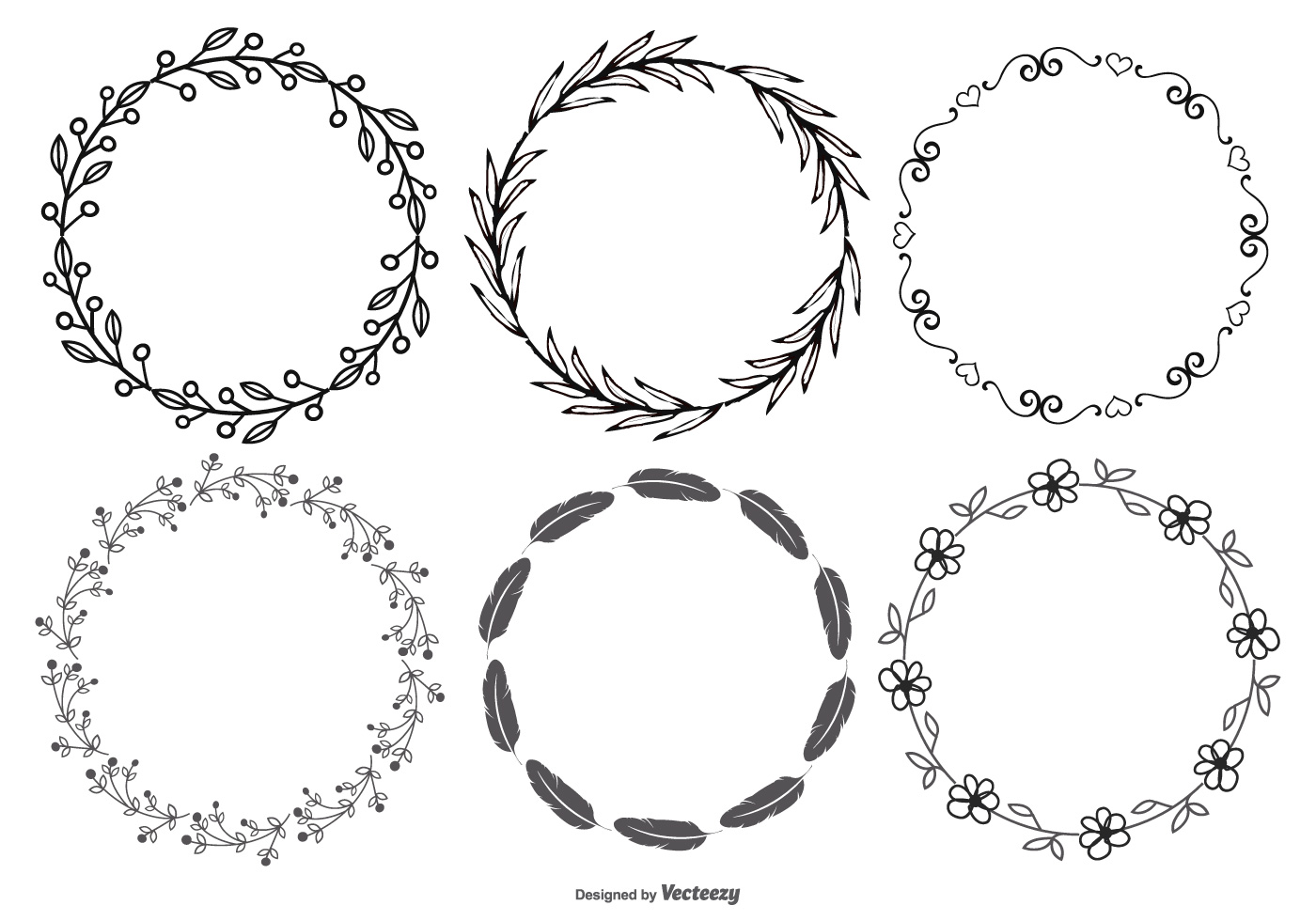 Decorative Circle Frame SVG