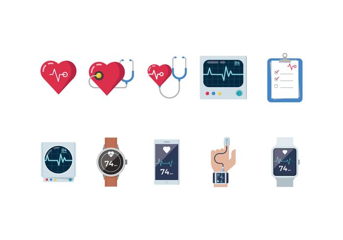 Free Heart Monitor Vectors