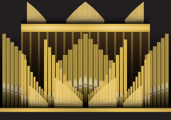 Pipe Organ vector