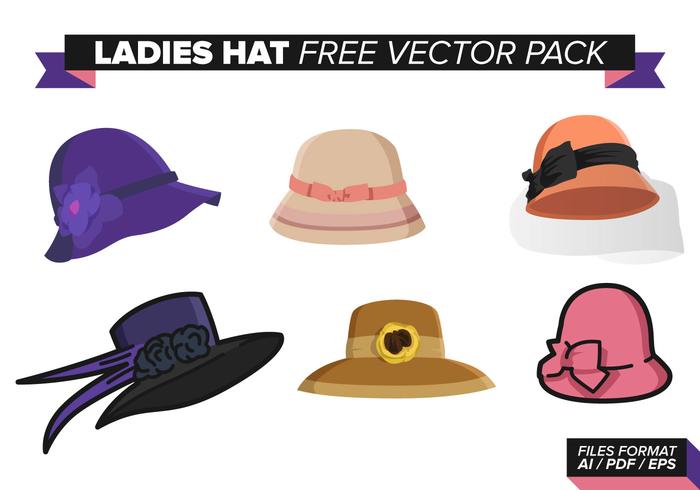 Ladies Hat Free Vector Pack Ladies Hat Free Vector Pack