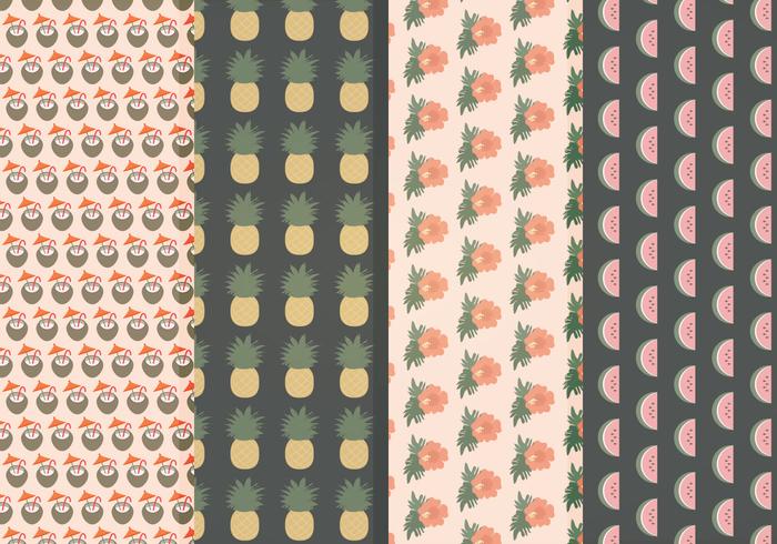 Vector Hawaii Pattern Set