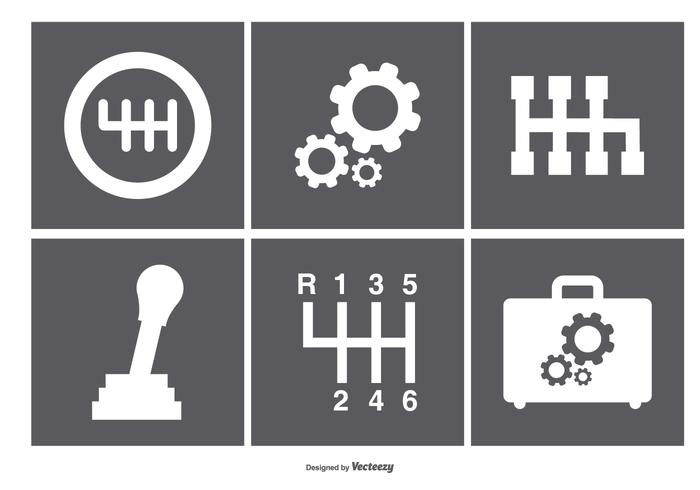 Assorted Gear Box Icons vector