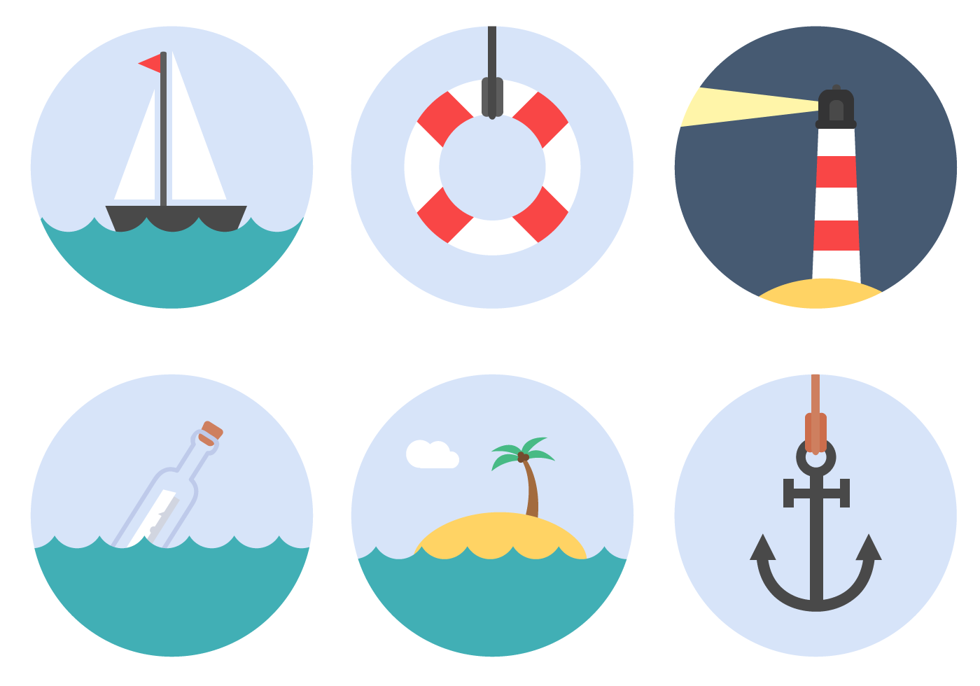 Download Free Nautical Elements Vector 113219 Vector Art at Vecteezy