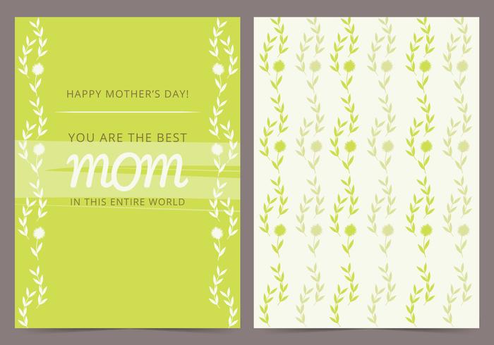 Vector Mother's Day Card Vector Mother's Day Card