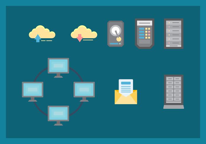 Gráfico vectorial gratuito de Server Rack 6 vector