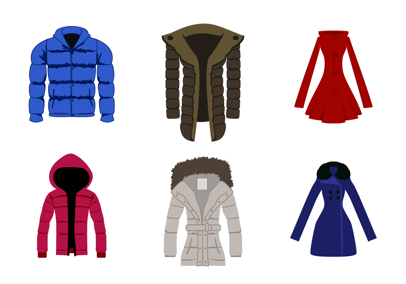 free clipart winter coat - photo #45