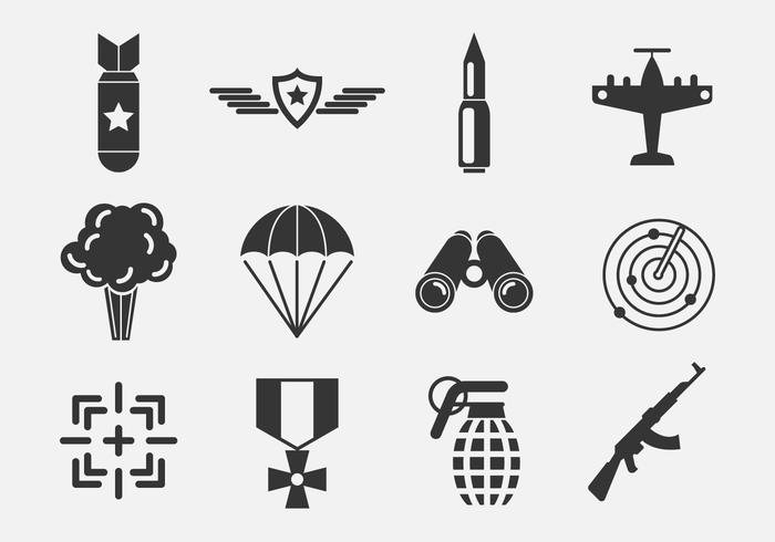 Free World War Vector Icons Free World War Vector Icons