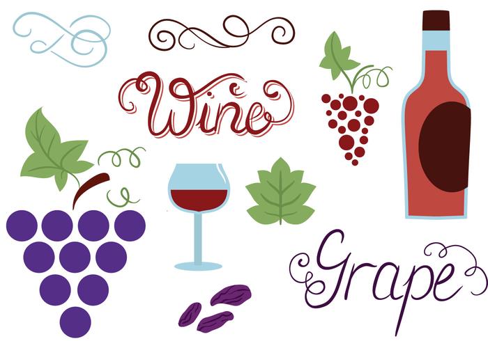 Free Grapes Vectors