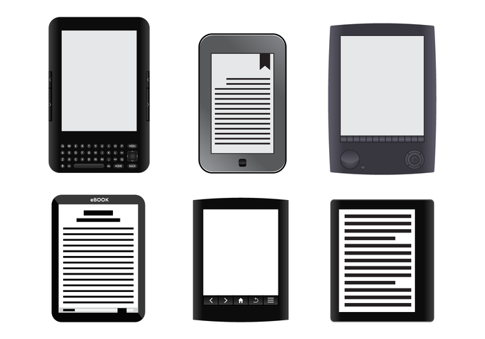 Vector libre realista de Ereader