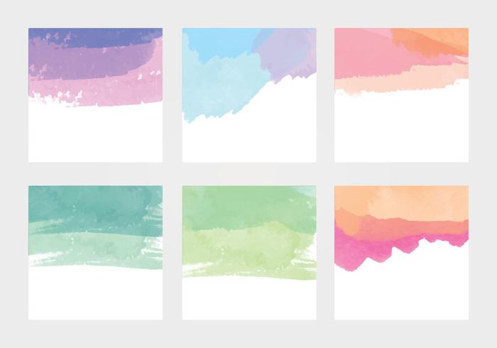 Vector Watercolor Elements