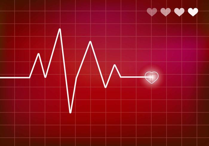 Vector Del Monitor Del Corazón. Ekg.