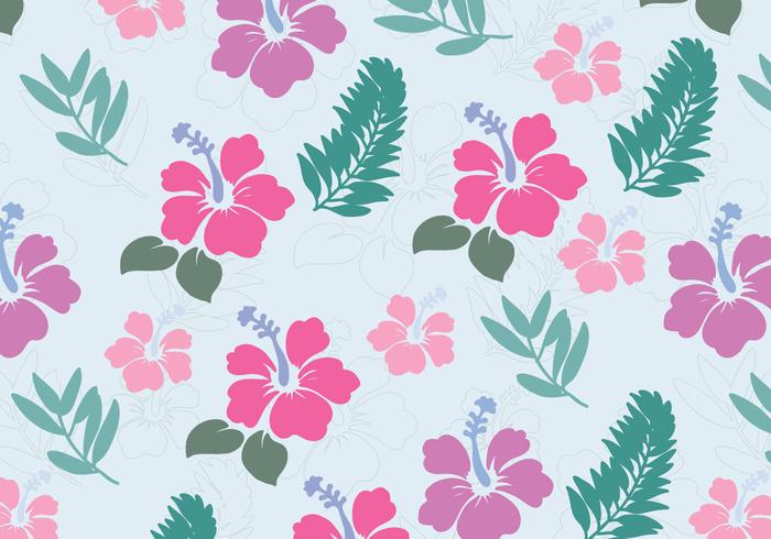 Flores de Hawaii vector