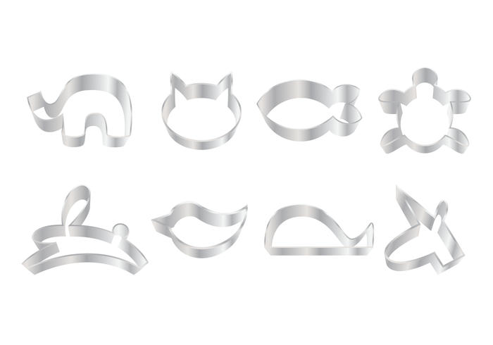 Free Animal Cookie Cutter Vector