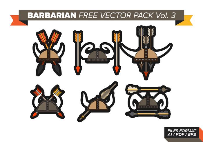 Barbarian Free Vector Pack Vol. 3 Barbarian Free Vector Pack Vol. 3