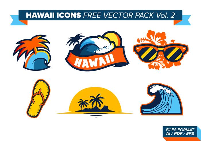 Hawaii Icons Free Vector Pack Vol. 2 Hawaii Icons Free Vector Pack Vol. 2