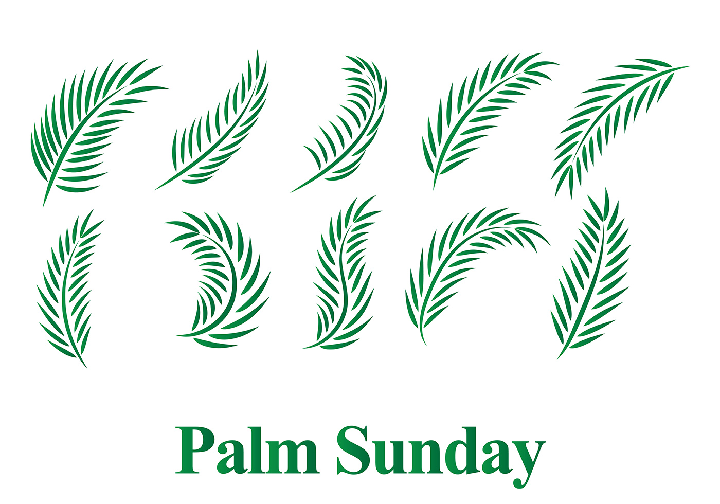 Download the Free Palm Sunday Vector 113550 royalty-free Vector from Vectee...