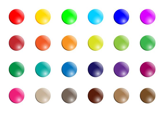 Vector de botones de Smarties