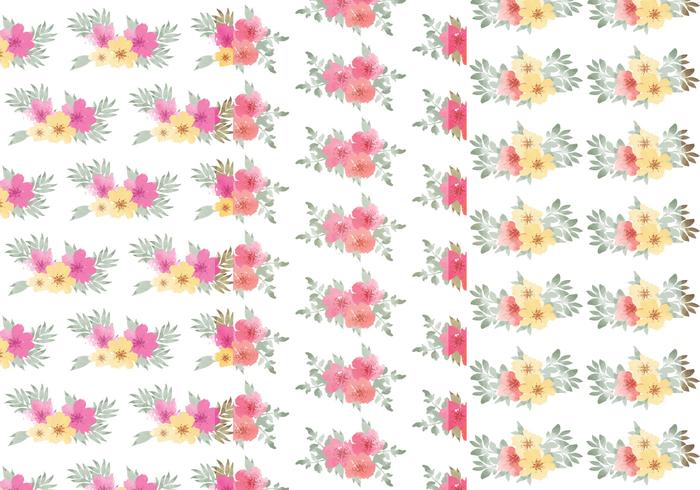 Vector Floral Leaf Pattern Set Vector Floral Leaf Pattern Set