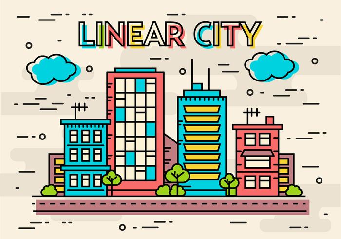 Free Flat Linear Design Vector Image Concept