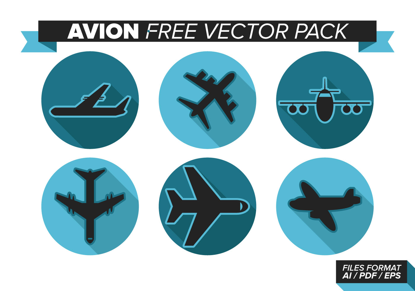 Download Avion Free Vector Pack - Download Free Vectors, Clipart ...