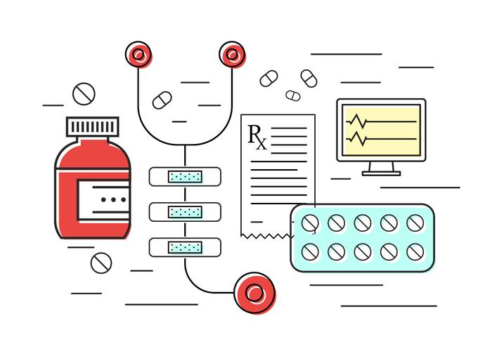 Iconos vectoriales médicos vector