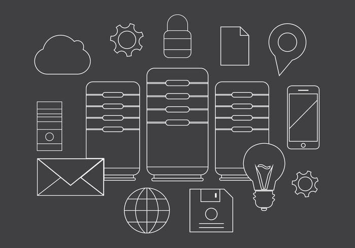 Server Rack Vector