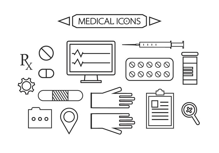 Free Medical Icons vector