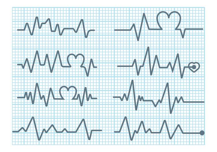 Vector del monitor del corazón