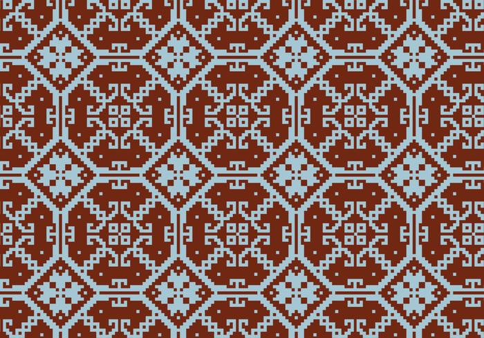 Crosstitch Motif Pattern Background Crosstitch Motif Pattern Background