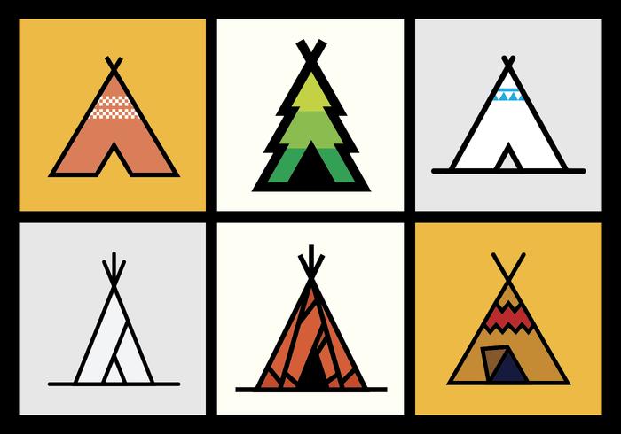 Tipi vector illustrations 1 Tipi vector illustrations 1