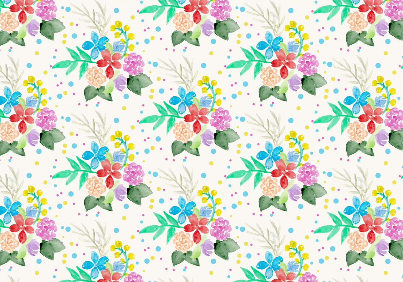 Download Free Vector Watercolor Floral Background 113815 Vector Art at Vecteezy