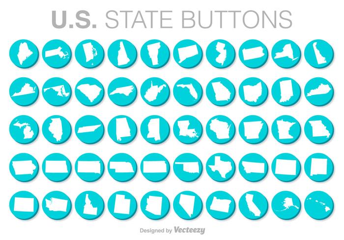 Estados Unidos Botones vector