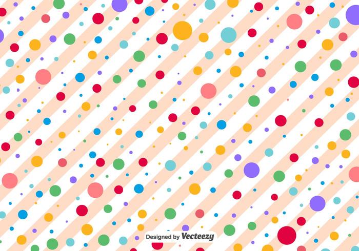 Polka Dots Vector Pattern