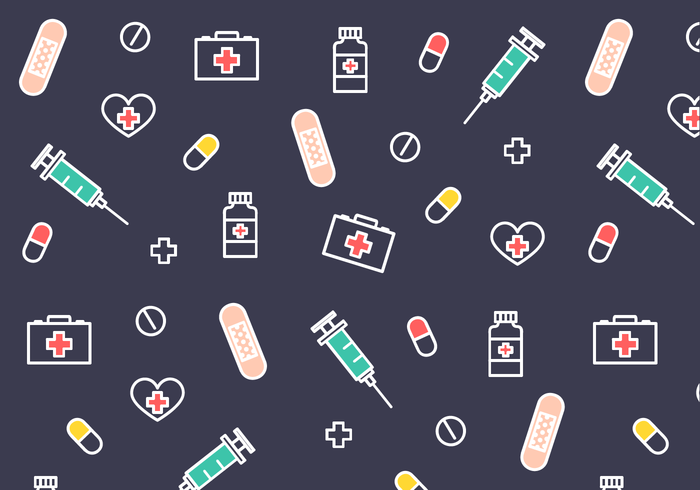 Free Medical Pattern Vector