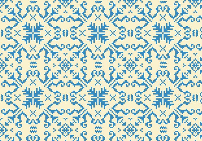 Stitching Blue Pattern Stitching Blue Pattern