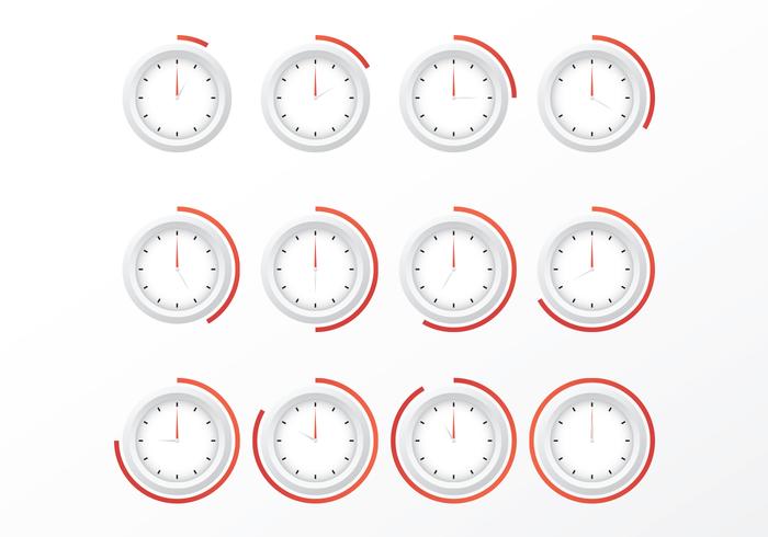 Free Clocks Vectors