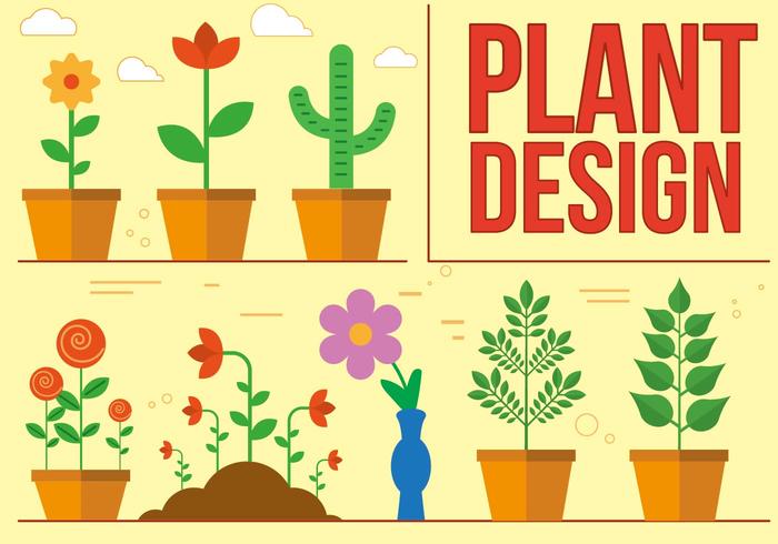 Diseño de Vector de Planta Libre