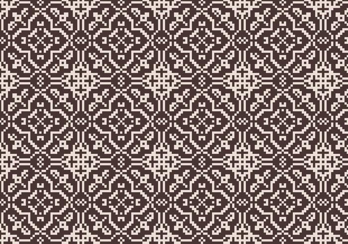 Stitching Motif Pattern vector