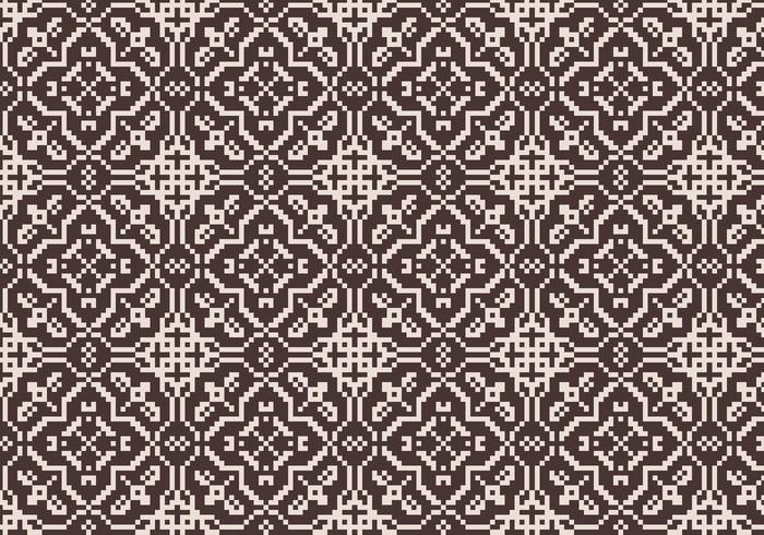 Stitching Motif Pattern vector