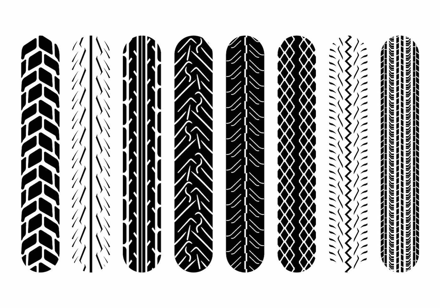 Motorcycle Tire Marks 113999 Vector Art at Vecteezy