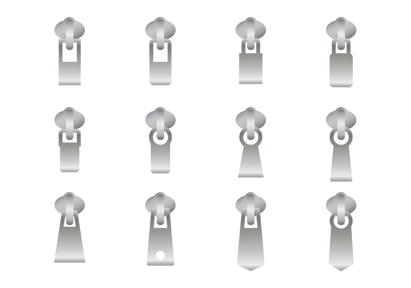 Free Silver Zipper Pull Vector 114033 Vector Art at Vecteezy