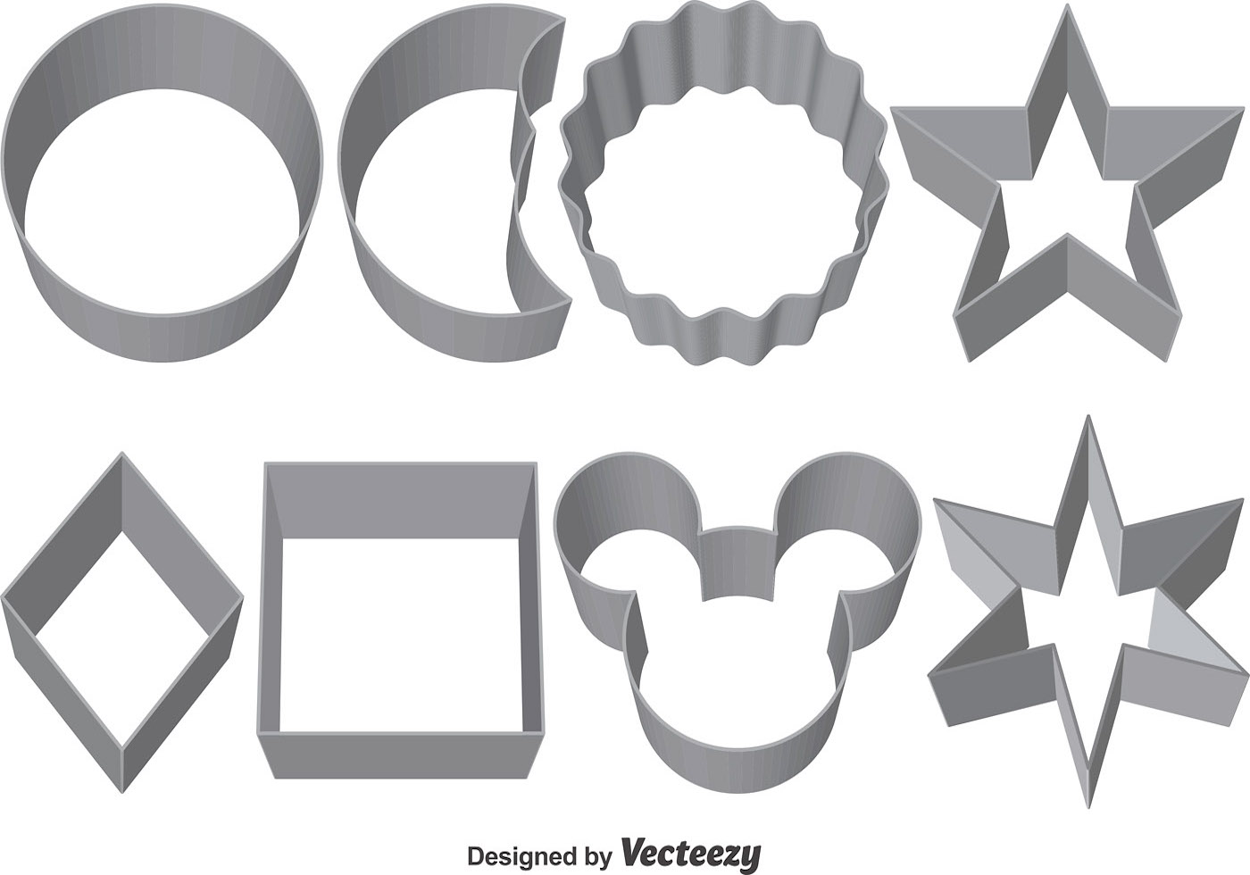 set-of-vector-cookie-cutters-114041-vector-art-at-vecteezy