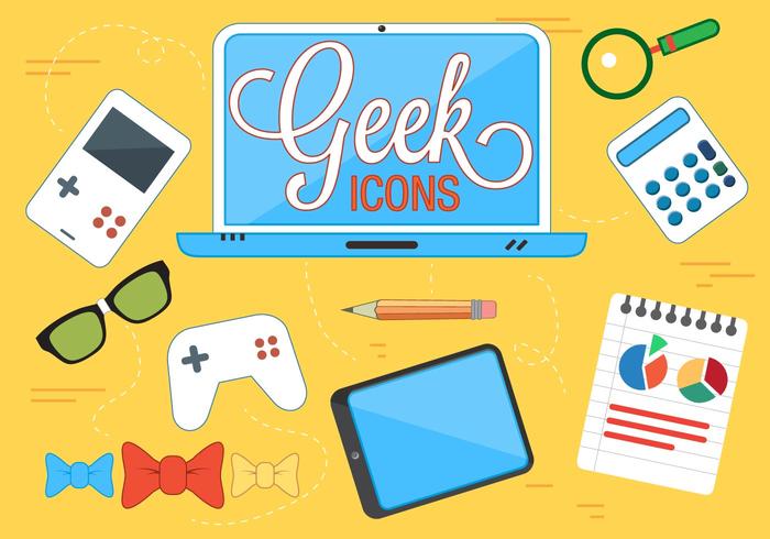 Geek Vector Icons