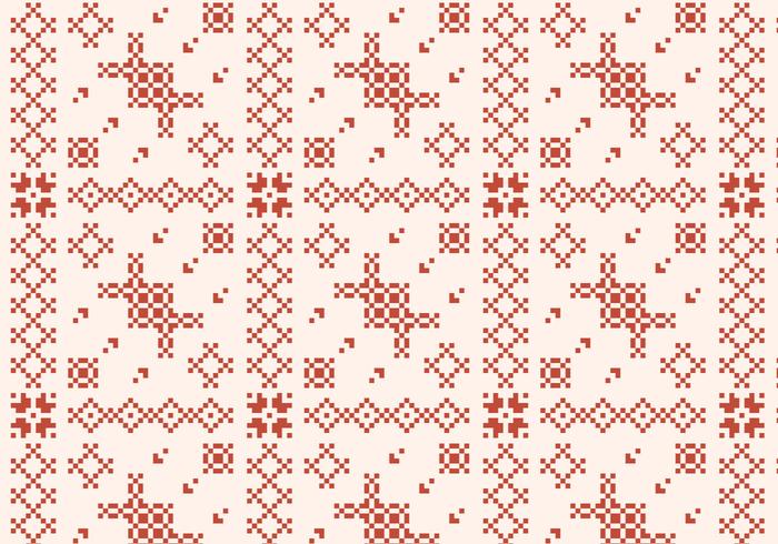 Stitching Rustic Pattern vector